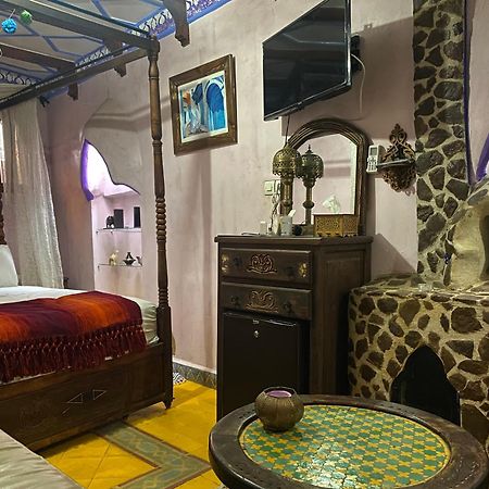 Riad Azurite Chefchaouen Buitenkant foto