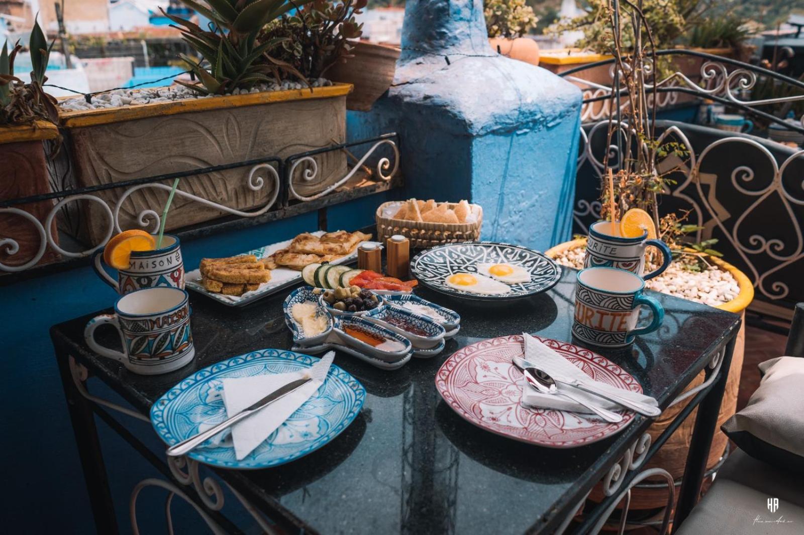 Riad Azurite Chefchaouen Buitenkant foto